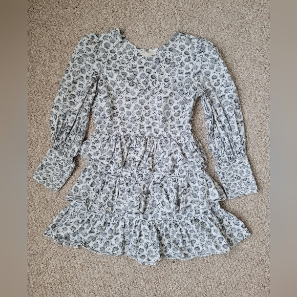 LoveShackFancy Mini Dress Long Sleeves. - Picture 3 of 6